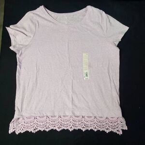 SO Favorite Tee Girls XXL (18/20) Purple Top